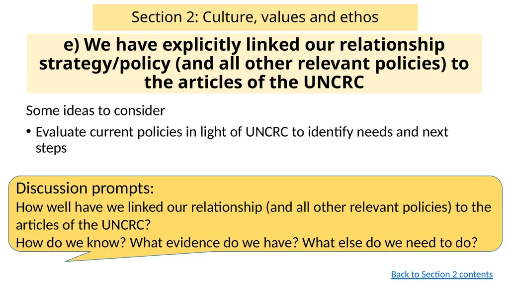 Children’s Rights (UNCRC) Self-evaluation Forth - slide 21 of 30