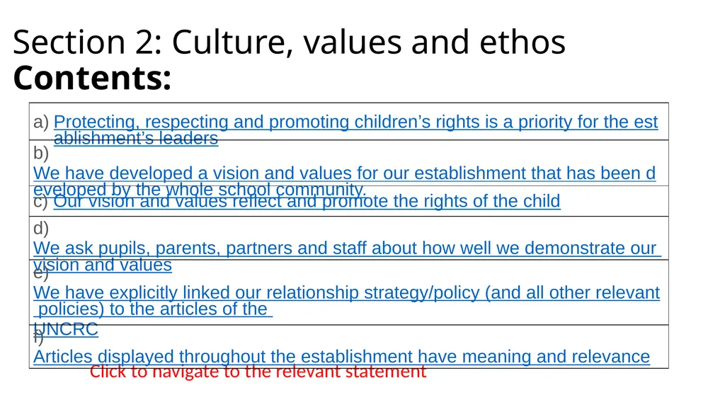 Children’s Rights (UNCRC) Self-evaluation Forth - slide 4 of 30