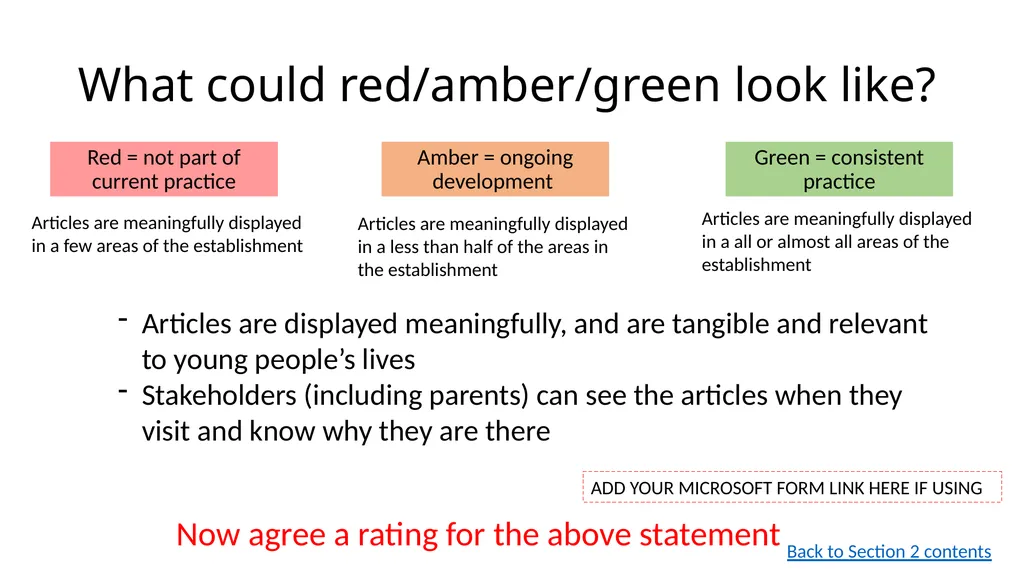 Children’s Rights (UNCRC) Self-evaluation Forth - slide 27 of 30