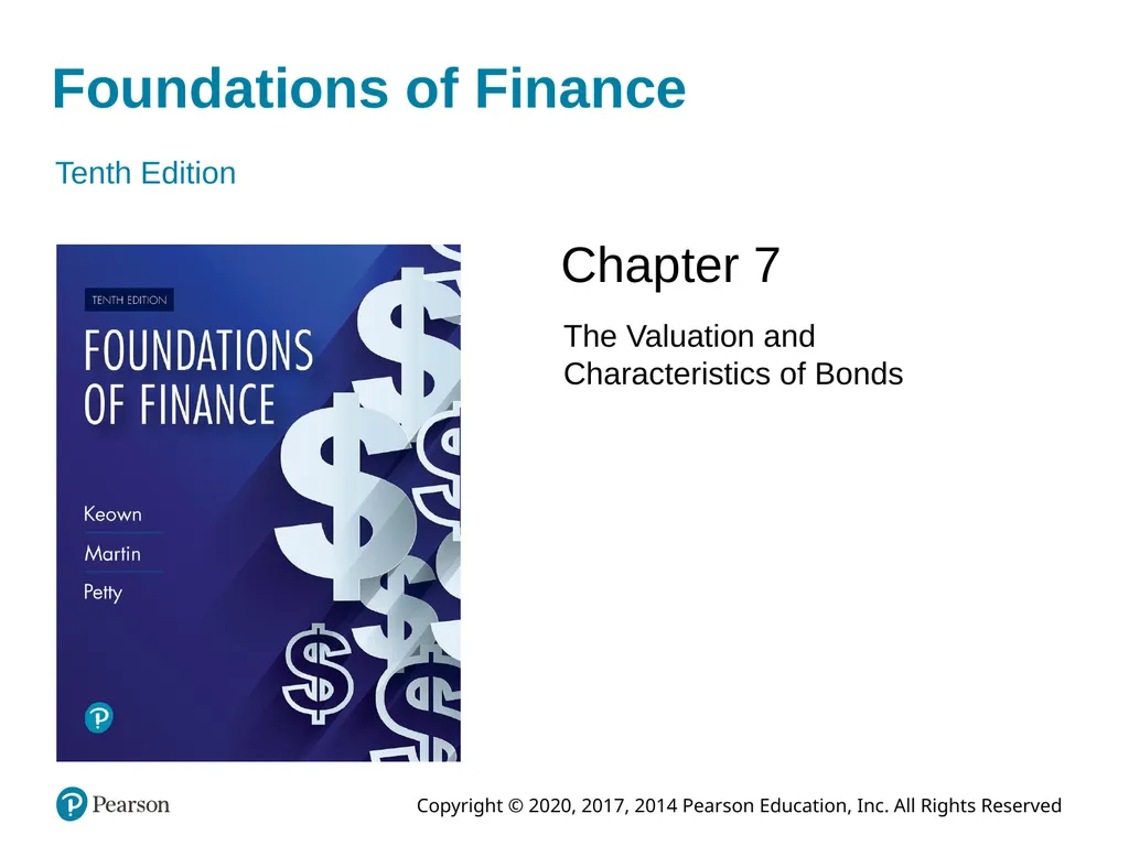Foundations of Finance Tenth Edition Chapter 7 The - slide 1 of 58