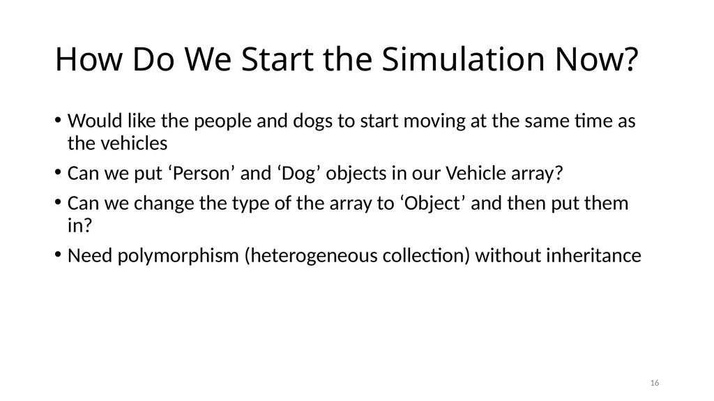 Interfaces and Abstract Classes CS 240 – Advanced - slide 16 of 25