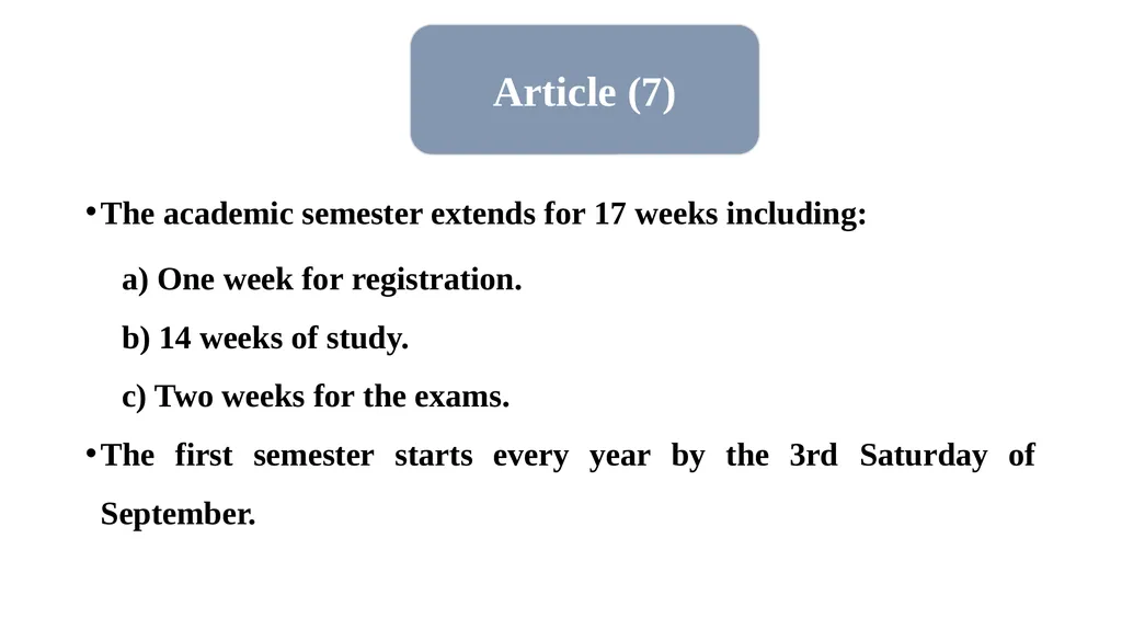 Specializations and Requirements Faculty of - slide 11 of 20