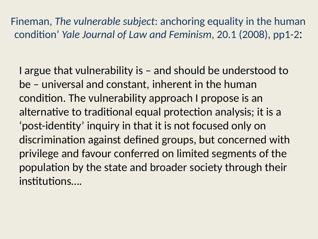 The Vulnerable Body Term 2: Lecture 1 Revision, - slide 6 of 21