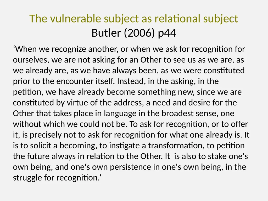 The Vulnerable Body Term 2: Lecture 1 Revision, - slide 10 of 21