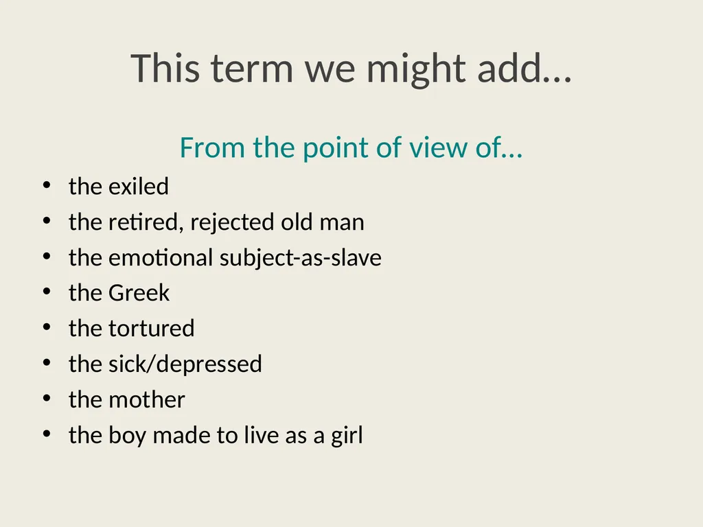 The Vulnerable Body Term 2: Lecture 1 Revision, - slide 13 of 21