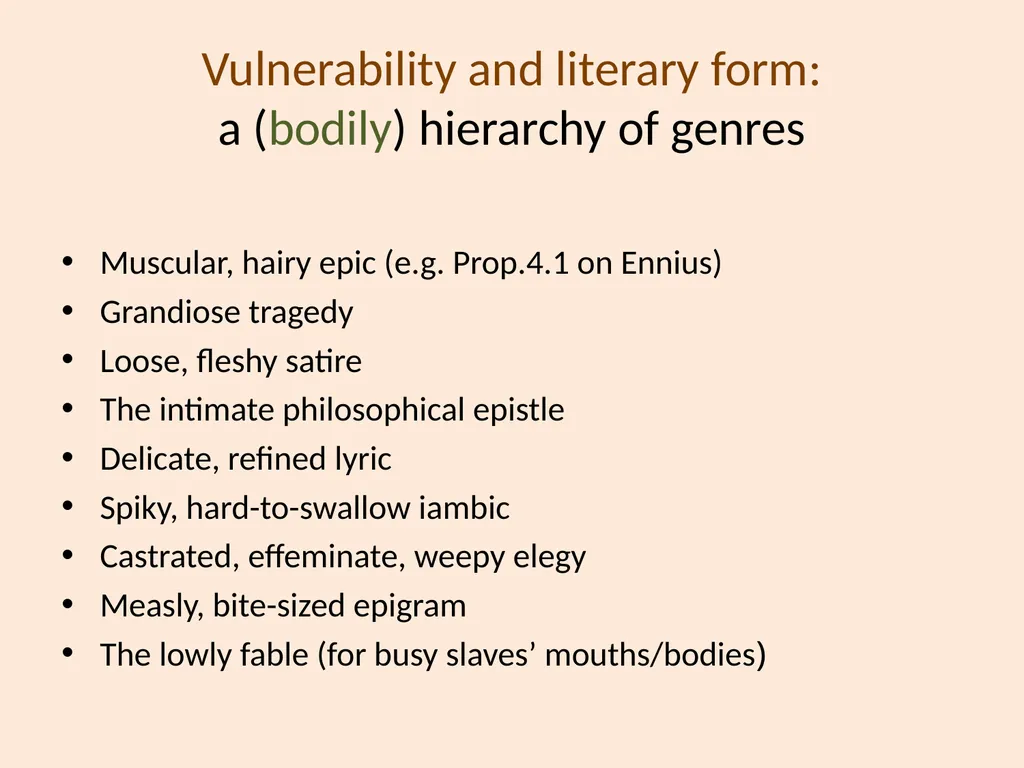 The Vulnerable Body Term 2: Lecture 1 Revision, - slide 17 of 21