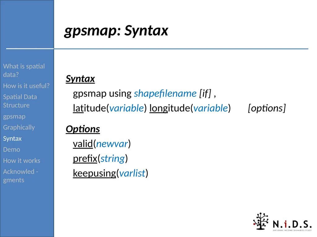 gpsmap: Routine for verifying and returning the - slide 20 of 42