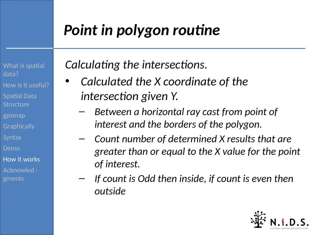gpsmap: Routine for verifying and returning the - slide 41 of 42