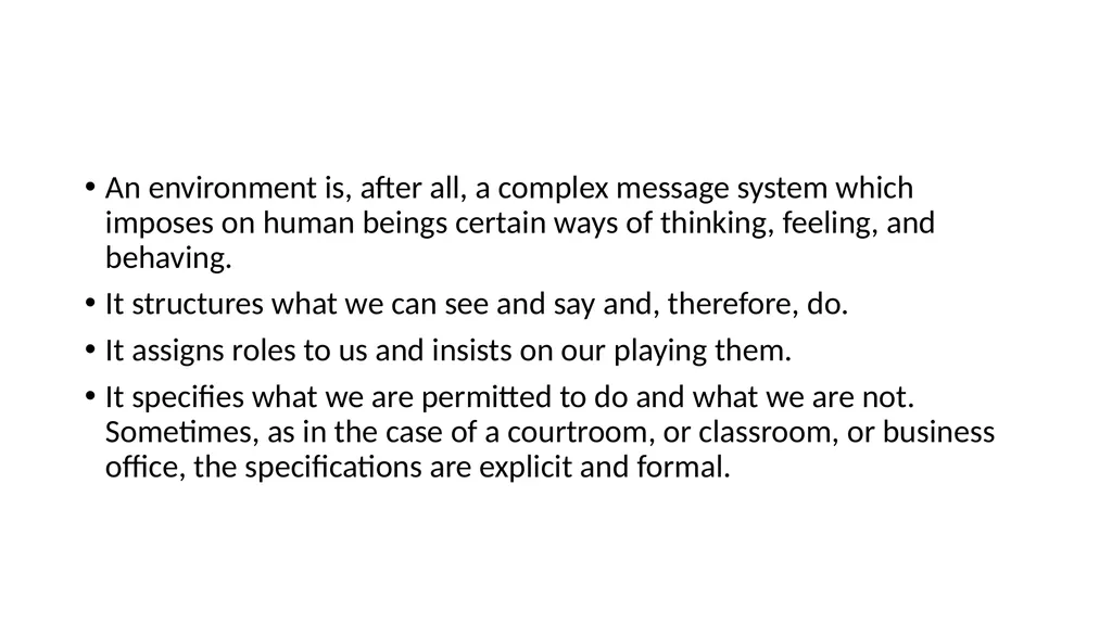 New Media Ecology Media Ecology is a theoretical - slide 17 of 23