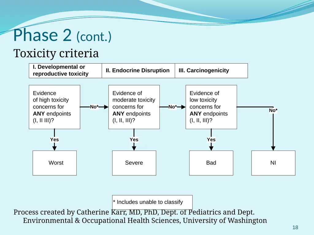 Selection and Prioritization of Chemicals for WA’s - slide 18 of 27