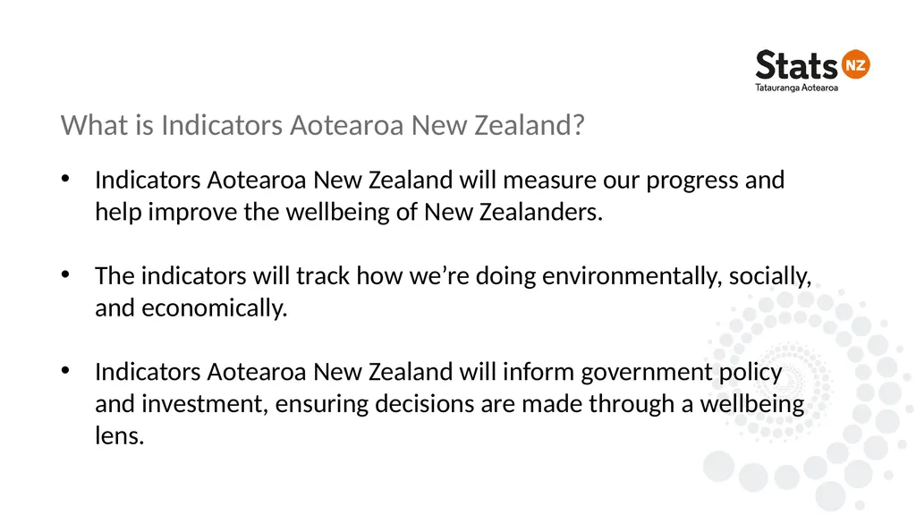 Indicators Aotearoa New Zealand Measuring New - slide 2 of 7