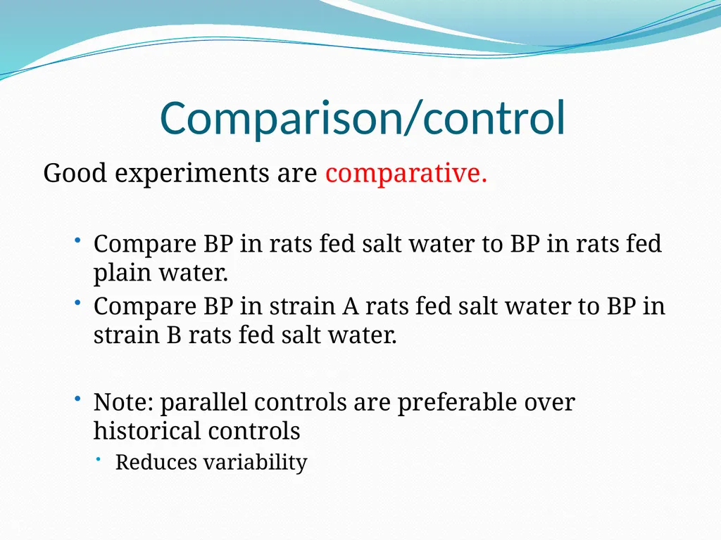 Stats for Rats Statistical Considerations in Basic - slide 10 of 52