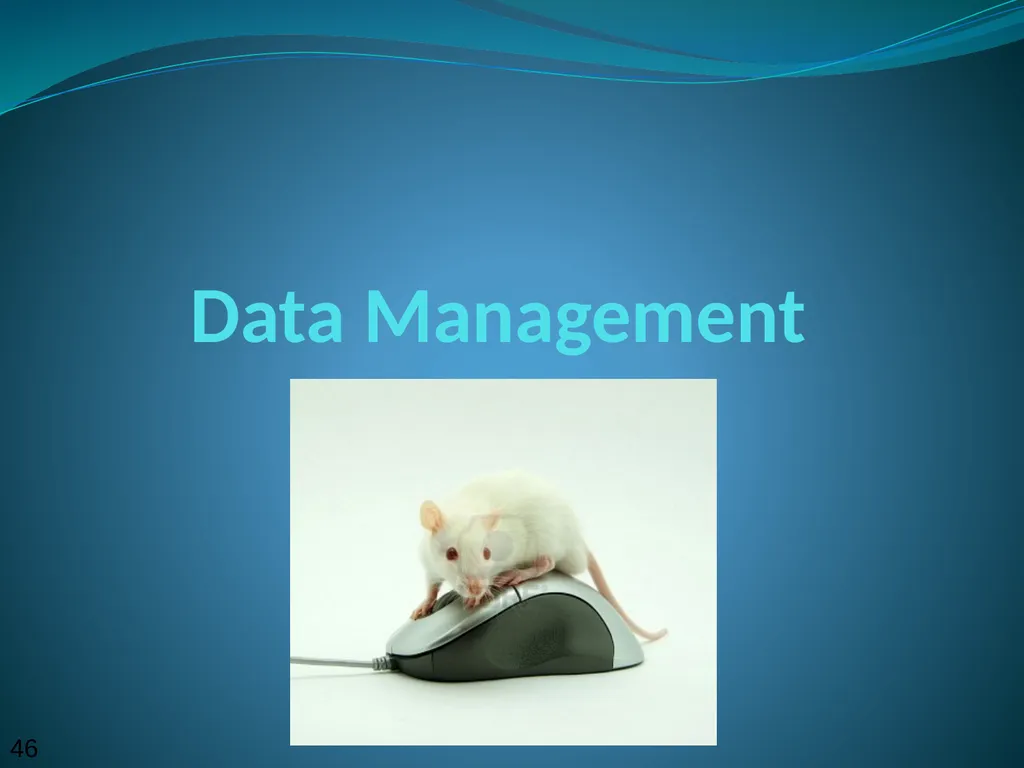 Stats for Rats Statistical Considerations in Basic - slide 46 of 52
