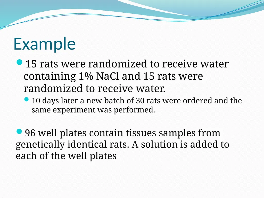 Stats for Rats Statistical Considerations in Basic - slide 12 of 52