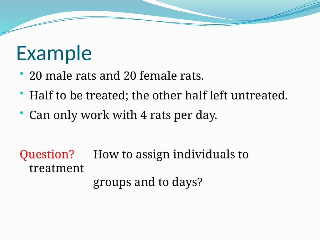 Stats for Rats Statistical Considerations in Basic - slide 21 of 52