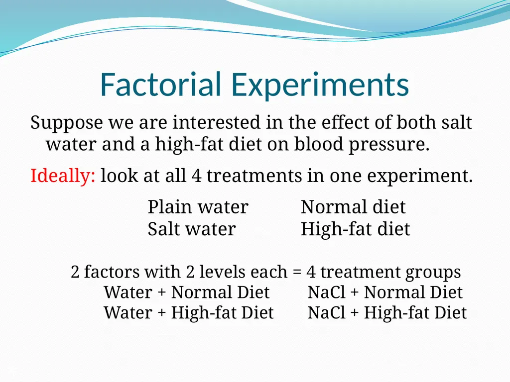 Stats for Rats Statistical Considerations in Basic - slide 26 of 52