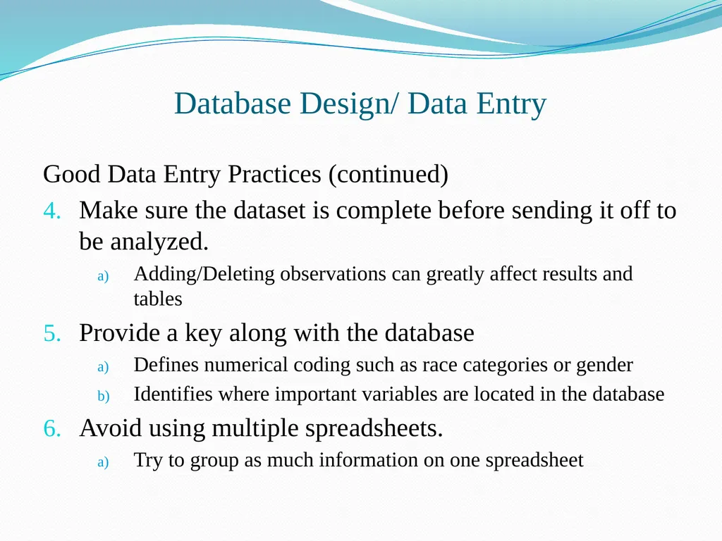 Stats for Rats Statistical Considerations in Basic - slide 49 of 52