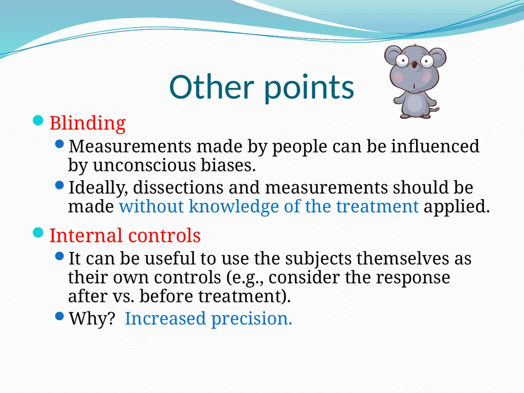 Stats for Rats Statistical Considerations in Basic - slide 32 of 52