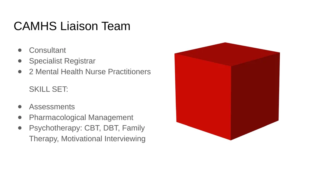 Thinking Outside The Box Dr Baldish Chaggar ST5 - slide 4 of 10