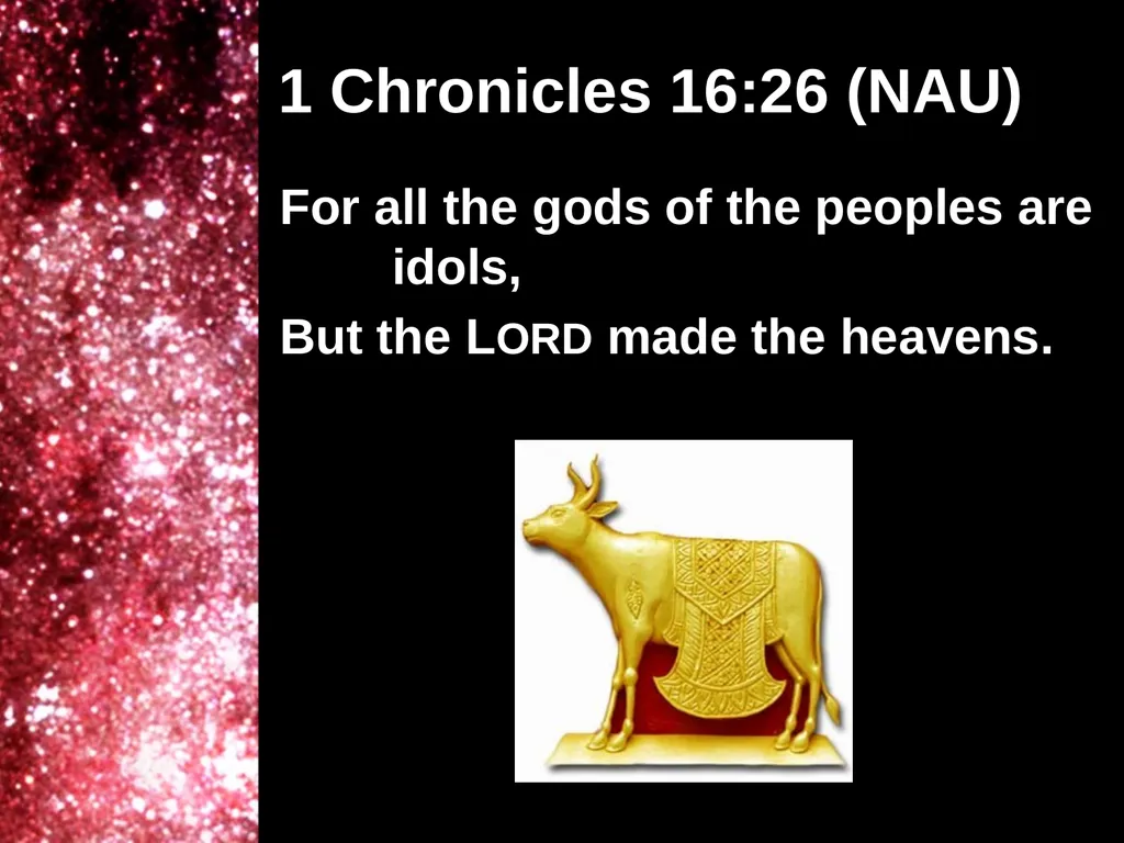 Creation Outside Genesis: The Panorama of - slide 9 of 55