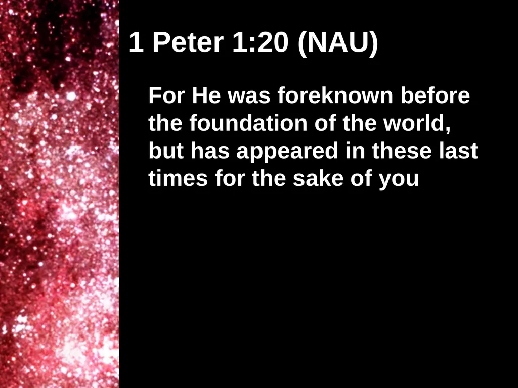 Creation Outside Genesis: The Panorama of - slide 44 of 55
