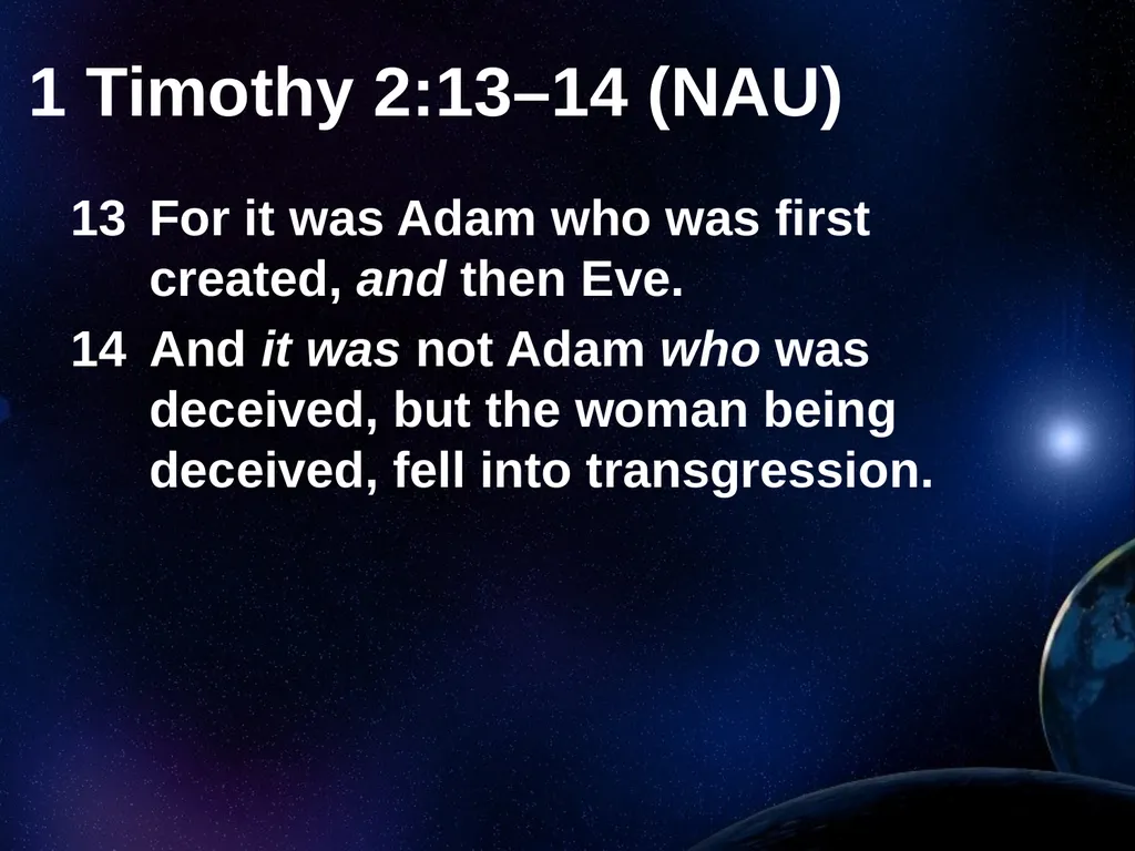 Creation Outside Genesis: The Panorama of - slide 43 of 55