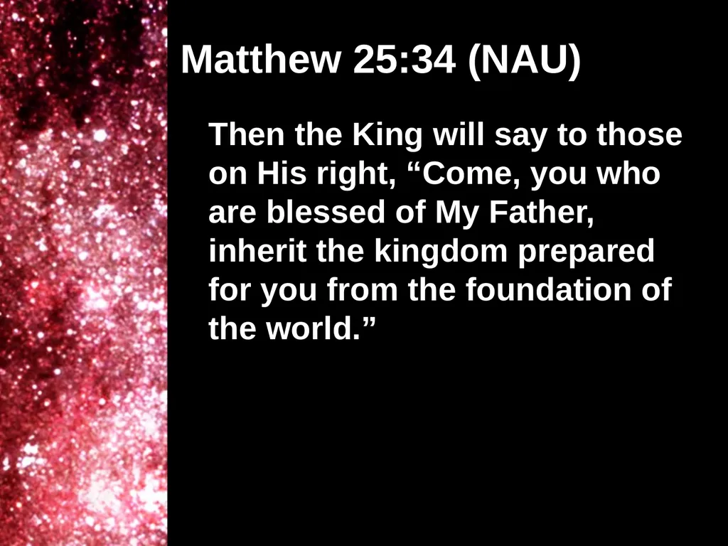 Creation Outside Genesis: The Panorama of - slide 28 of 55