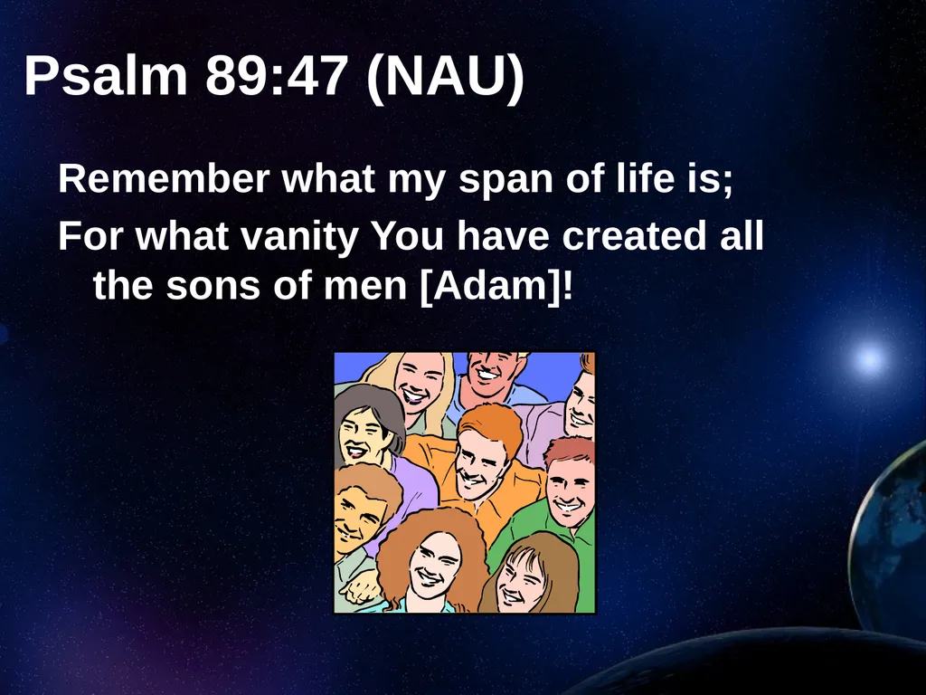 Creation Outside Genesis: The Panorama of - slide 15 of 55