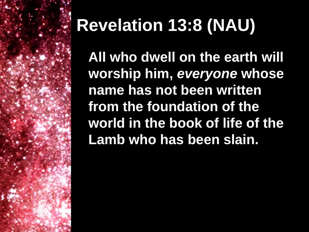 Creation Outside Genesis: The Panorama of - slide 46 of 55