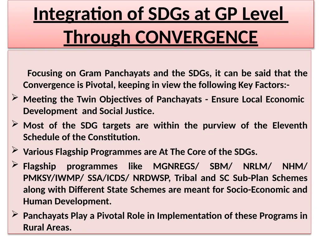 “CONVERGENCE” ITS RELEVANCE IN IMPLEMENTATION OF - slide 27 of 31