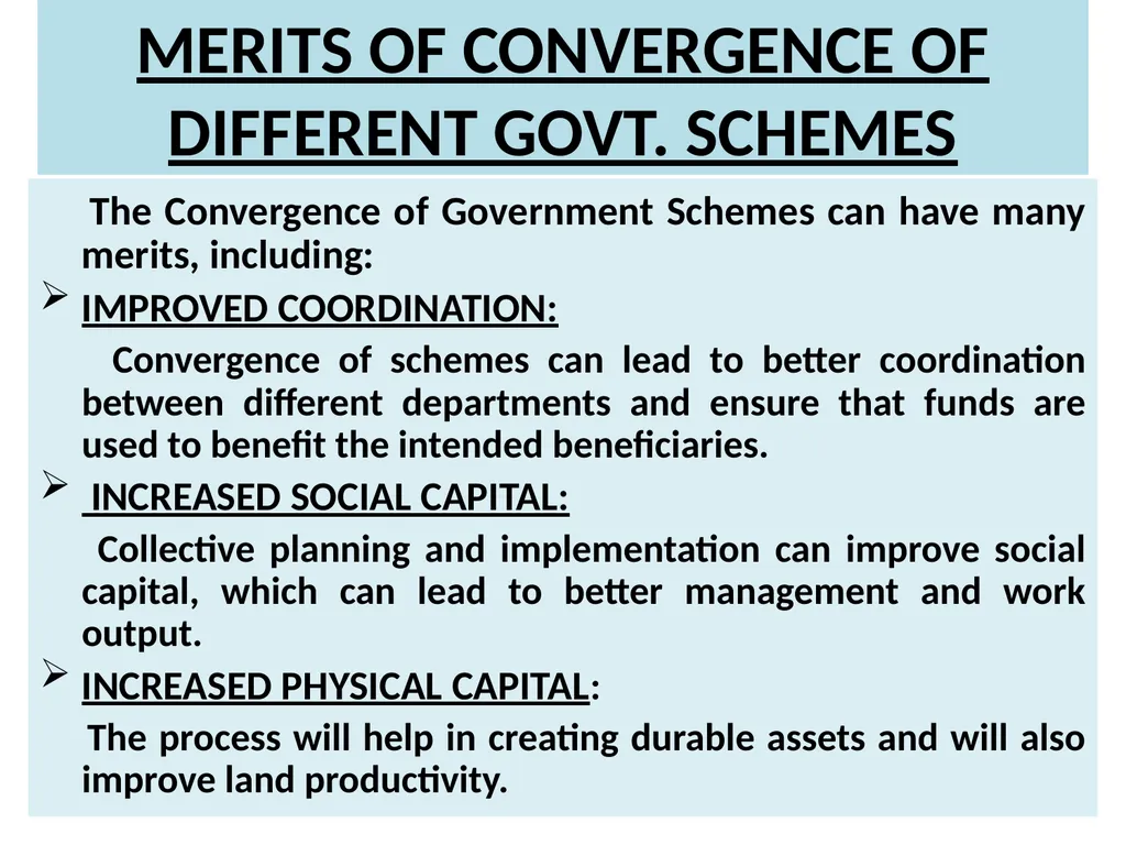 “CONVERGENCE” ITS RELEVANCE IN IMPLEMENTATION OF - slide 18 of 31