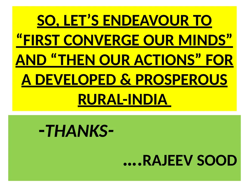“CONVERGENCE” ITS RELEVANCE IN IMPLEMENTATION OF - slide 31 of 31