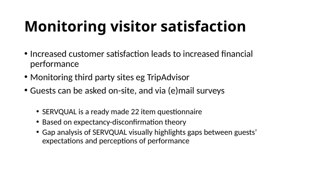 Tourism Marketing for small businesses Chapter 14 - slide 18 of 20