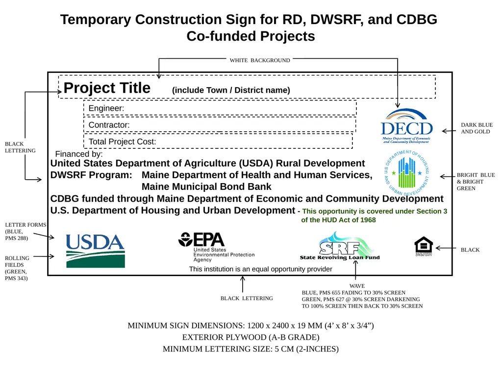 TEMPORARY CONSTRUCTION SIGN FOR RURAL DEVELOPMENT - slide 13 of 22