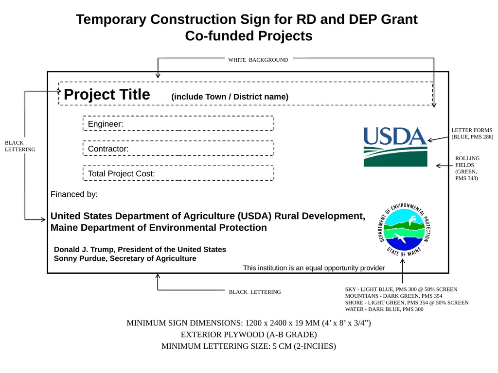 TEMPORARY CONSTRUCTION SIGN FOR RURAL DEVELOPMENT - slide 7 of 22