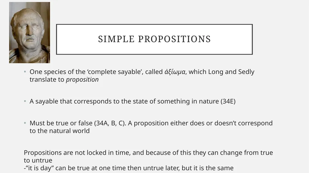 Sayables and Simple Propositions Language is - slide 10 of 13