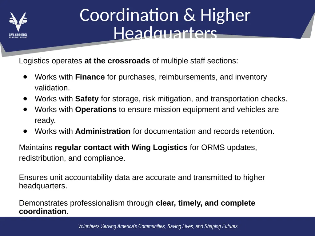 OL2 – Mission Support Functions Mission Support: - slide 12 of 16