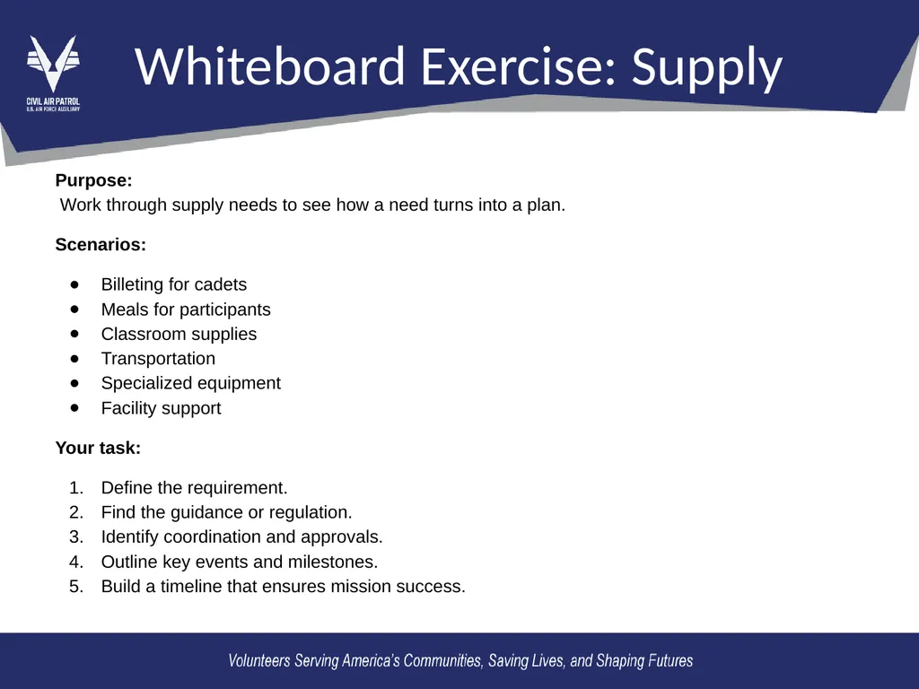 OL2 – Mission Support Functions Mission Support: - slide 13 of 16