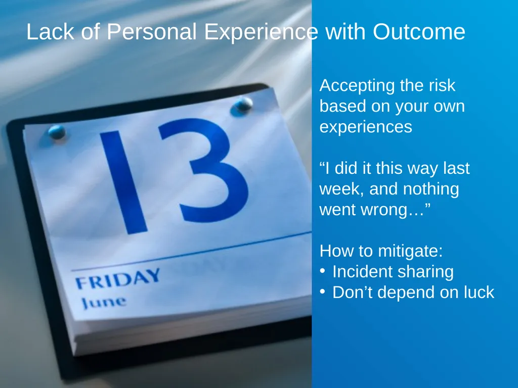 Risk Tolerance in the Workplace ExxonMobil Global - slide 13 of 24