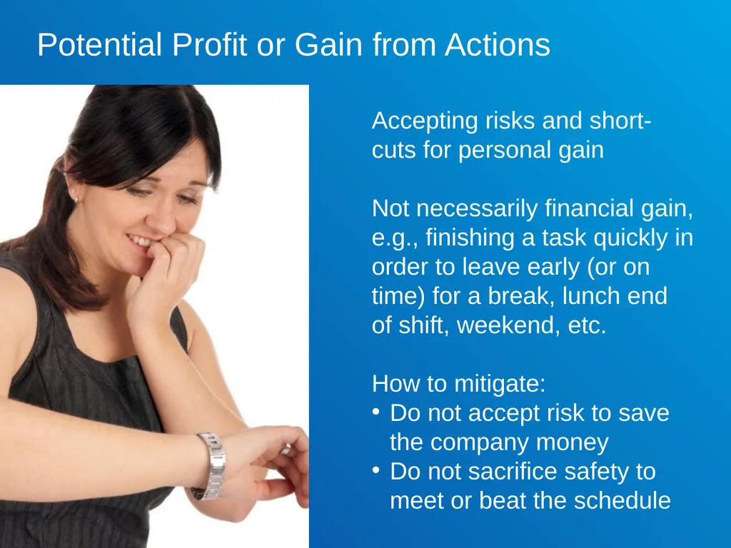 Risk Tolerance in the Workplace ExxonMobil Global - slide 17 of 24