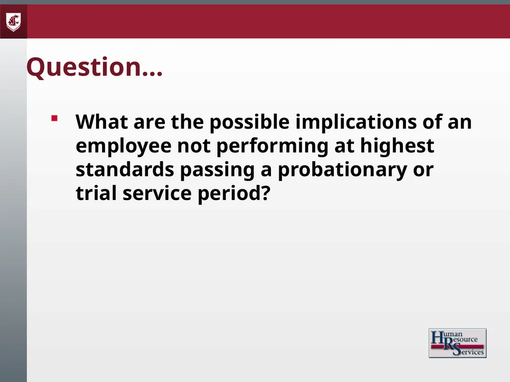 Corrective Action and Discipline Presented by: - slide 37 of 39