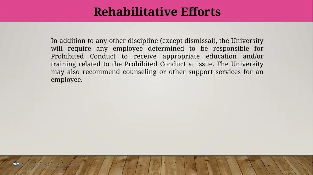 Punishment and sanctioning, should there be a - slide 9 of 10