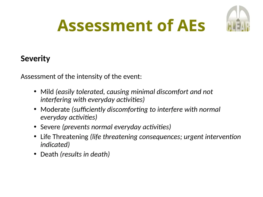 The CLEAR Trial A 2x2 factorial randomised open - slide 5 of 20
