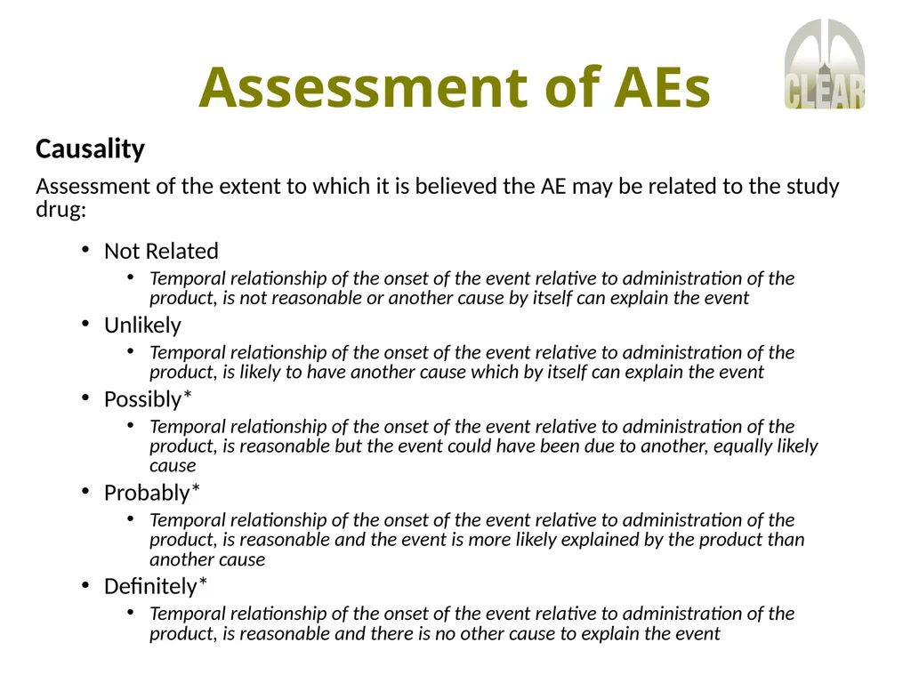 The CLEAR Trial A 2x2 factorial randomised open - slide 7 of 20