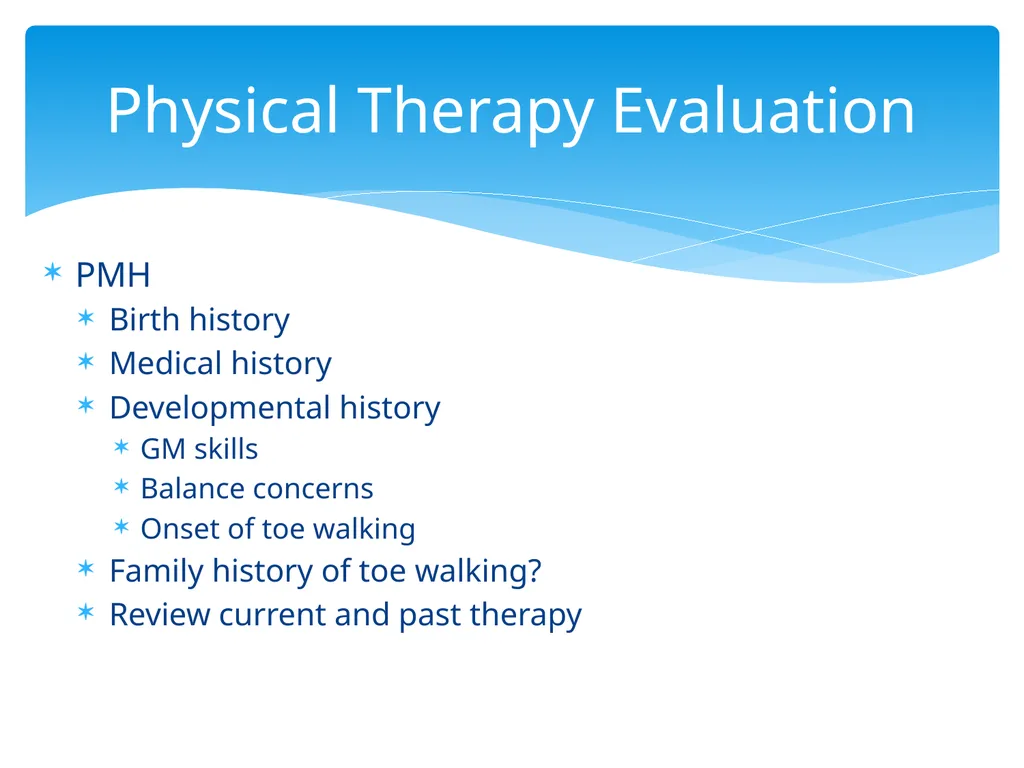 ASD and Toe Walking Christina Lanzone, SPT UNC - slide 14 of 26