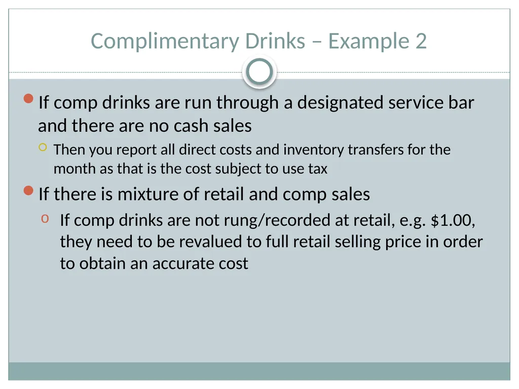 Restaurant and bar sales Restaurant and Bar comps - slide 10 of 14