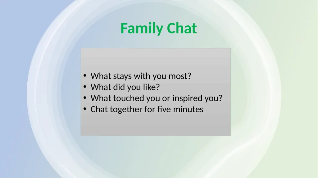 Walking with Families SESSION TWO Gifted By The - slide 6 of 11