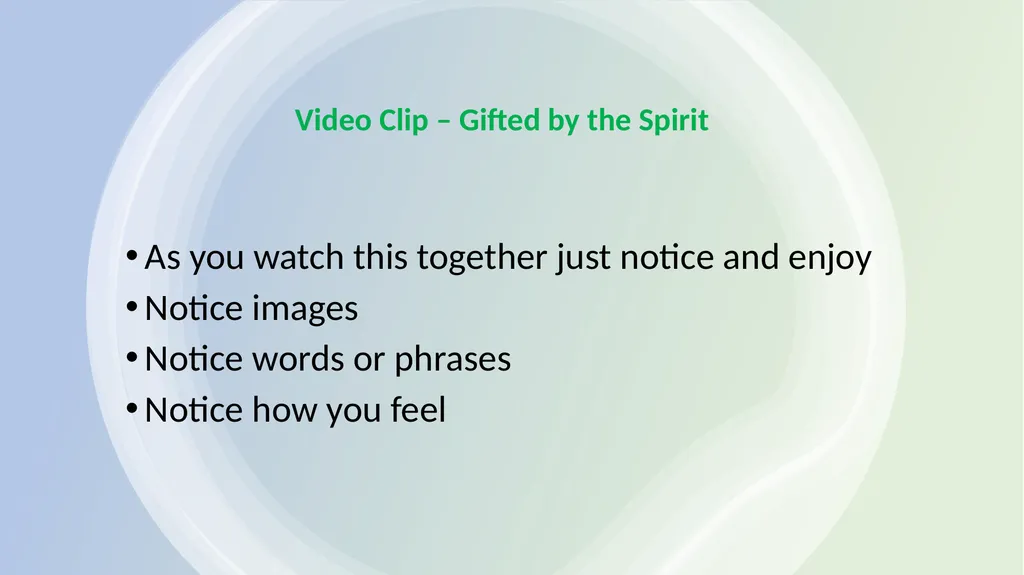 Walking with Families SESSION TWO Gifted By The - slide 5 of 11