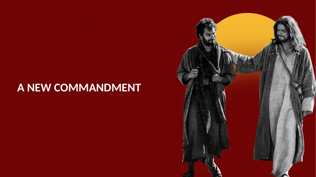 A NEW COMMANDMENT John 13:34,35 34 A new - slide 2 of 22