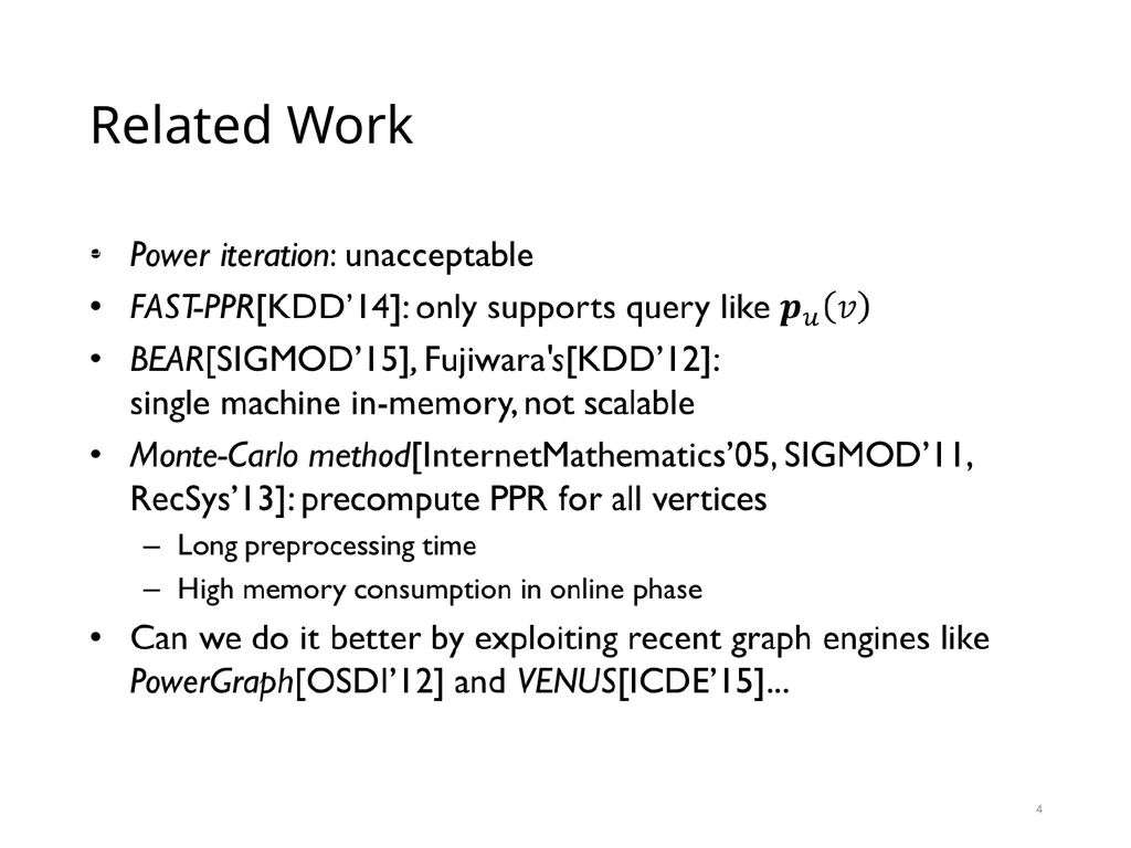 PowerWalk: Scalable Personalized PageRank via - slide 4 of 21